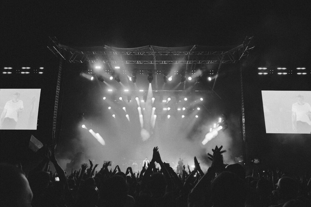concert stage setup